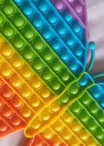 Butterfly Pop It Figet Toy|Rainbow Coloured