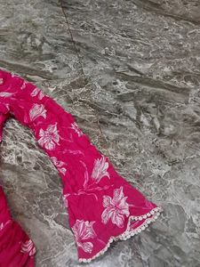 Pink new short kurti