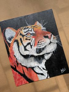 Hand-painted Tiger Artwork