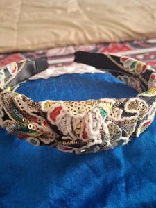 Boho Embroidered Headband