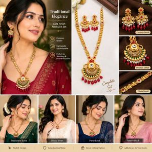Exquisite Traditional Necklace &amp; Earring Set