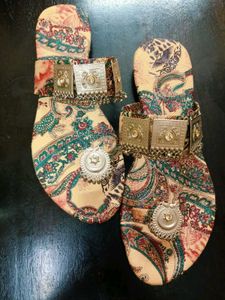 Boho-Chic Ethnic Kolhapuri Sandals