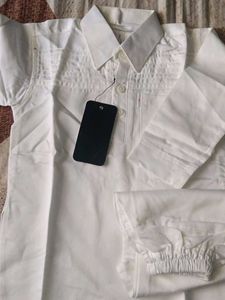 White Kurta Set