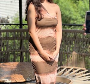 Stylish One-Shoulder Maxi Dress