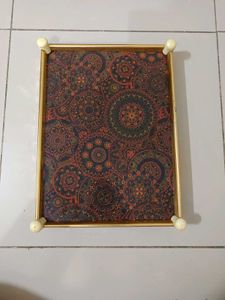Unused Multi Material Decorative Serving Tray