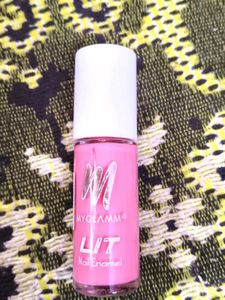 MyGlamm LIT Nail Enamel - Pink 12 Hey Gurl