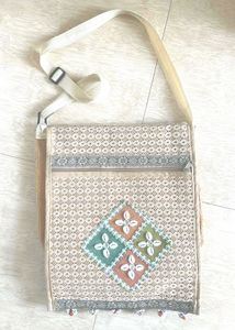 Boho Crossbody Bag with Shell Detail