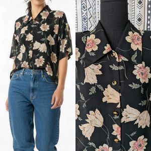Floral Print Short Sleeve Shirt