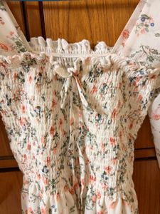 Chic Floral Peplum Top