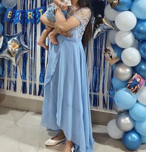 Beautiful Blue Ethnic Gown