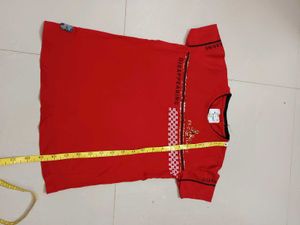 Red Fancy T shirt