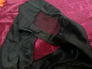 Black Mesh High-Waisted Panties