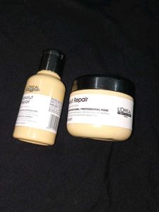 loreal professional absolute repair hair mask and