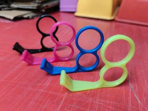 Colorful Ring Holder Stands 4 Piece