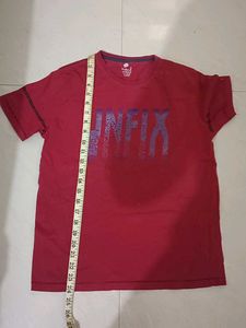 Men's Red Graphic T-Shirt