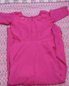 Beautiful Pink Anarkali Gown