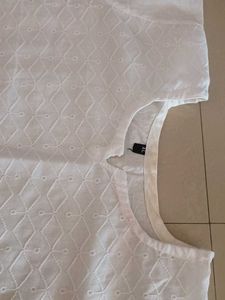 Classic White Chikankari Kurta