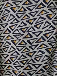 Geometric Printed Straight Kurtha