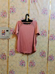 🇳🇿🎀💫Stylish Rose Pink Oversized T-Shirt