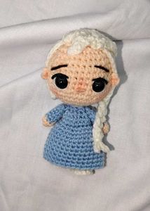 Handmade Crochet Elsa Doll