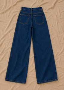 New Wide Leg Blue Jeans