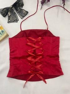 Red Corset Top