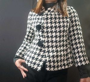 Tweed Umbrella Cut  Coat