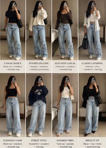 Light Wash Wide Leg Jeans