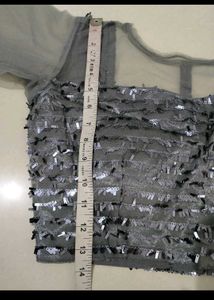 Grey Designer Blouse