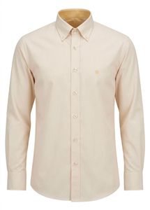 GIVENCHY Men's Cream Button-Up Shirt