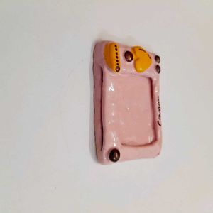 Cute Pink Camera Photo Frame