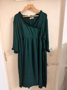 Elegant Green Ethnic angrakha style kurta