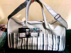 Premium Leather Duffle Bag for Short Tour