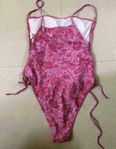 Pink Floral One-Piece Swimsuit