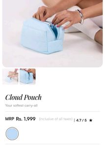 Dream beauty Cloud Pouch Glacier Blue