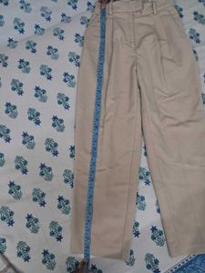 Chic Pleated Khaki Trousers