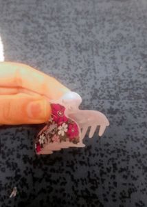 Floral Hair Claw Clip