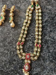 Stunning Ethnic Earrings with Pearls