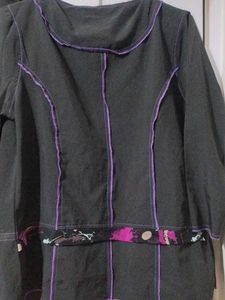 28.Stylish black vintage jacket