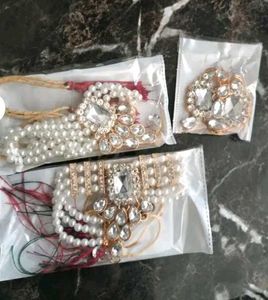 transparent beads Jewellery Set...