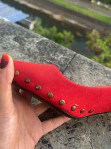 Hot Red Sweatleather Pumps!❤️