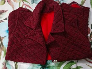 Red Quilted Vest