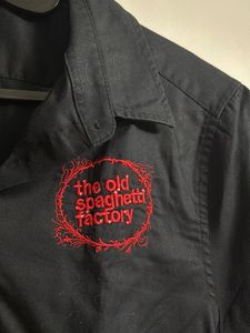 y2k fitted black shirt