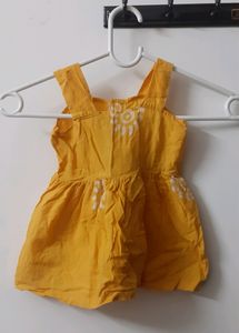 Yellow Cotton Frock