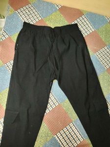 black joggers