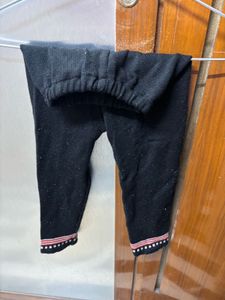 Cozy Winter Knit Sweater with Fur Collar
