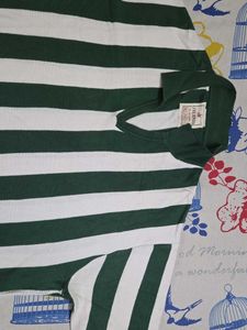 Men's Striped V-Neck T-Shirt