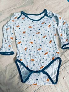 Cute Fox Print Bodysuit