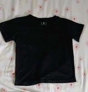 Black Basic croptop