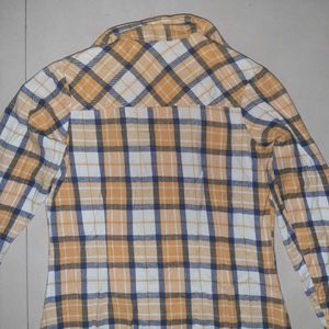 💛 Authentic AND Tartan Plaid Shirt Dress